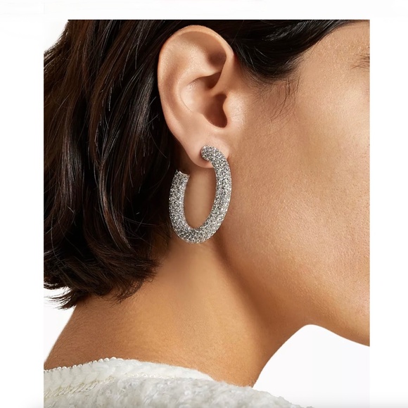 Aminah Muaddi Cameron Hoop Earrings - Picture 3 of 16